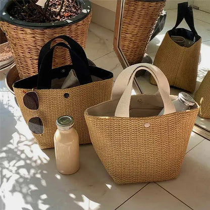 Beach Straw Shoulder Bag