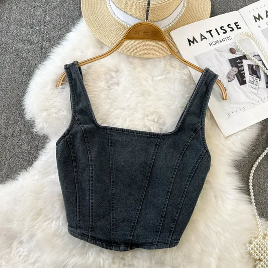 Vintage Denim Tanks Camis