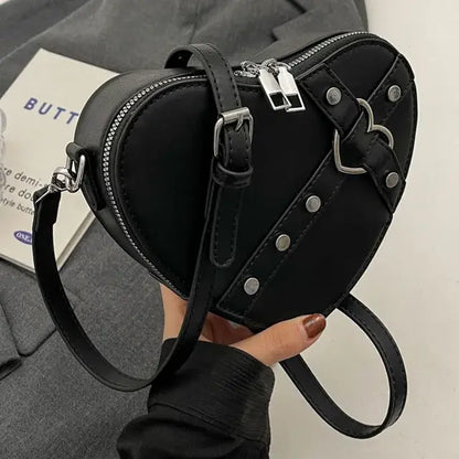 Small Chain Rivet Shoulder Bag