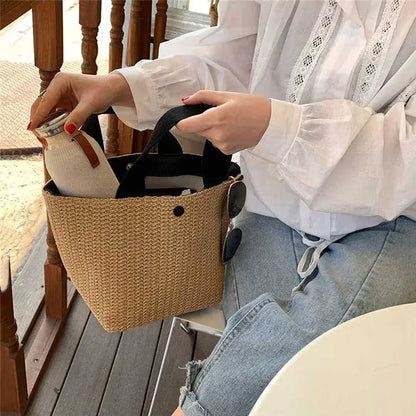 Beach Straw Shoulder Bag