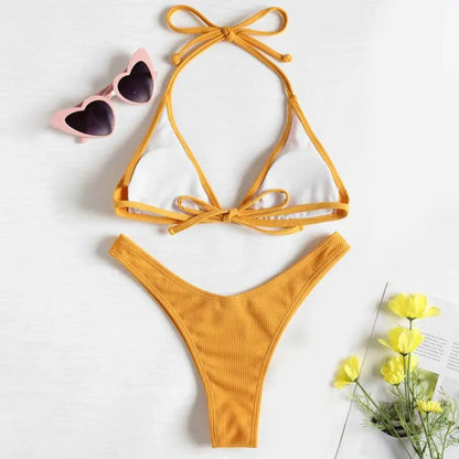 High Cut Bikini Set