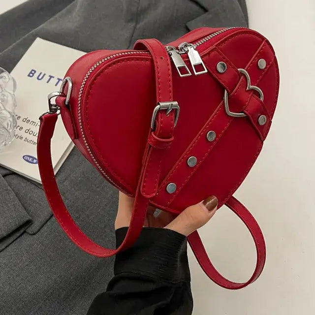 Small Chain Rivet Shoulder Bag