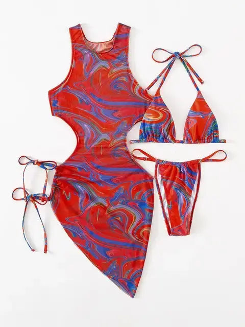 Sexy Three Piece Bikini Set