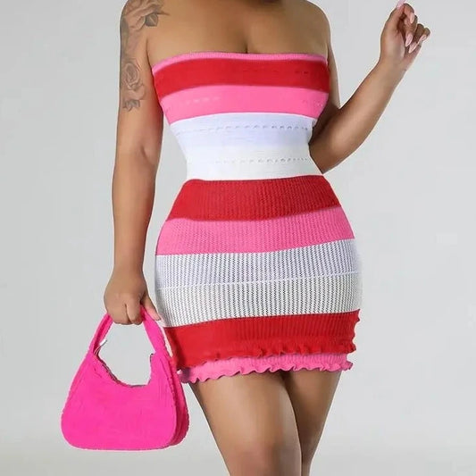 Knit Women Tube Dress