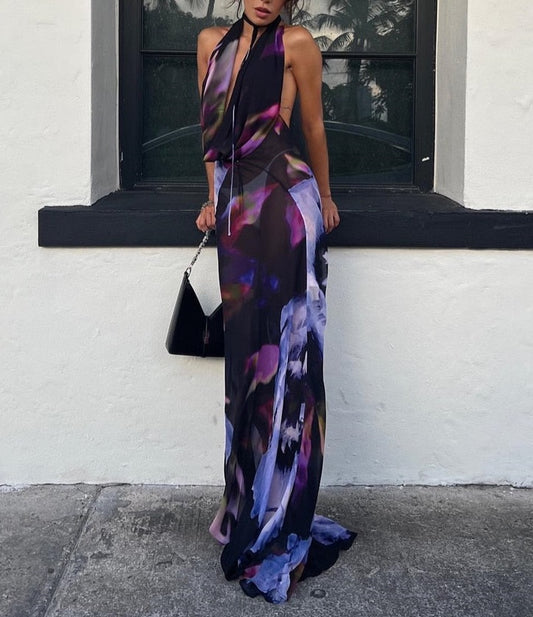 Backless Sexy Maxi Dress