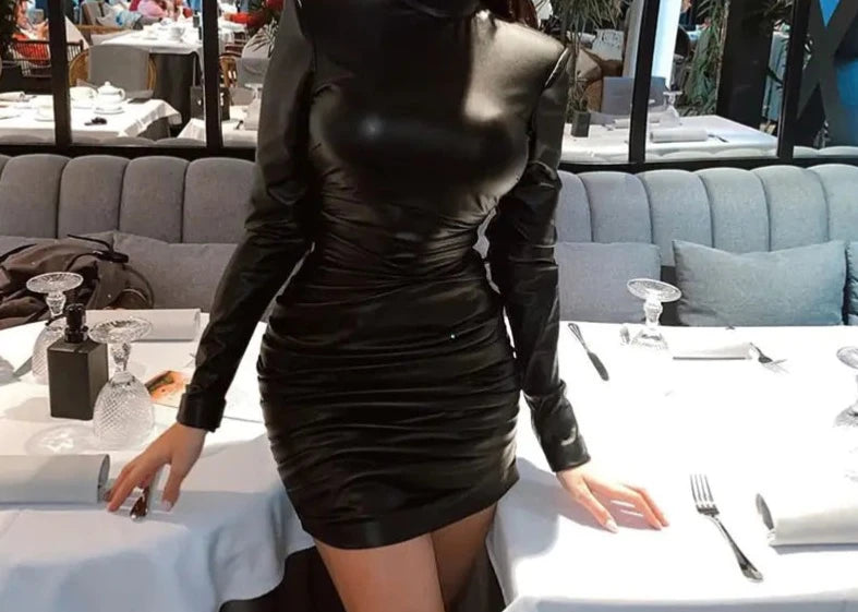 Vintage Leather Dress